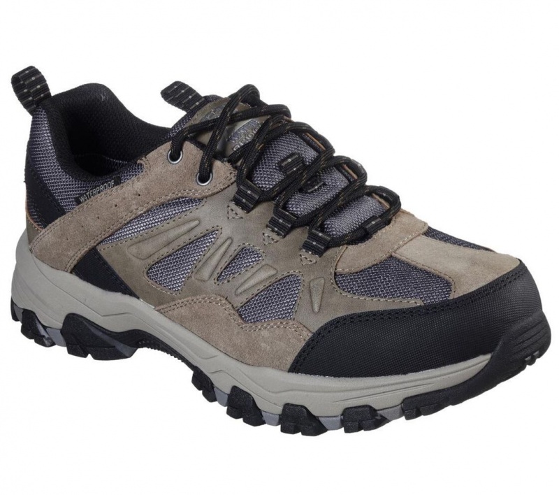 Brown Skechers Relaxed Fit: Selmen - Enago Men's Walking Shoes | TOIW-23690