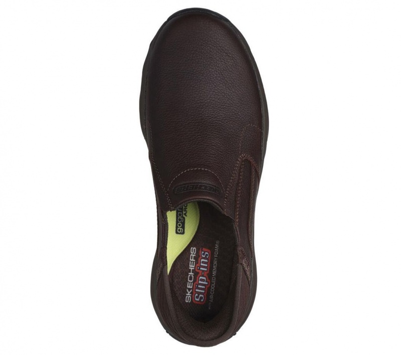 Brown Skechers Rf: Craster - Lanigan Men's Slip On | JXZL-21350