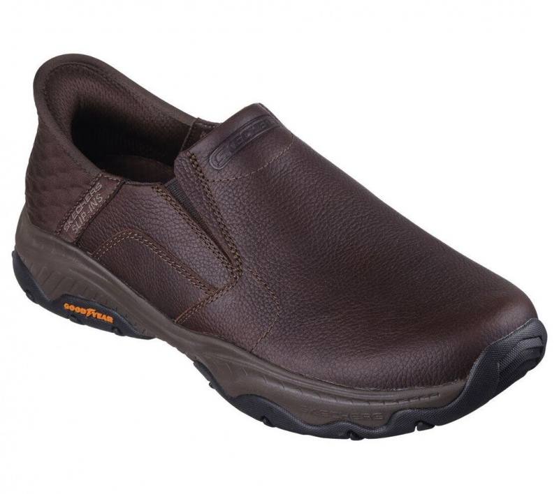 Brown Skechers Rf: Craster - Lanigan Men's Slip On | JXZL-21350