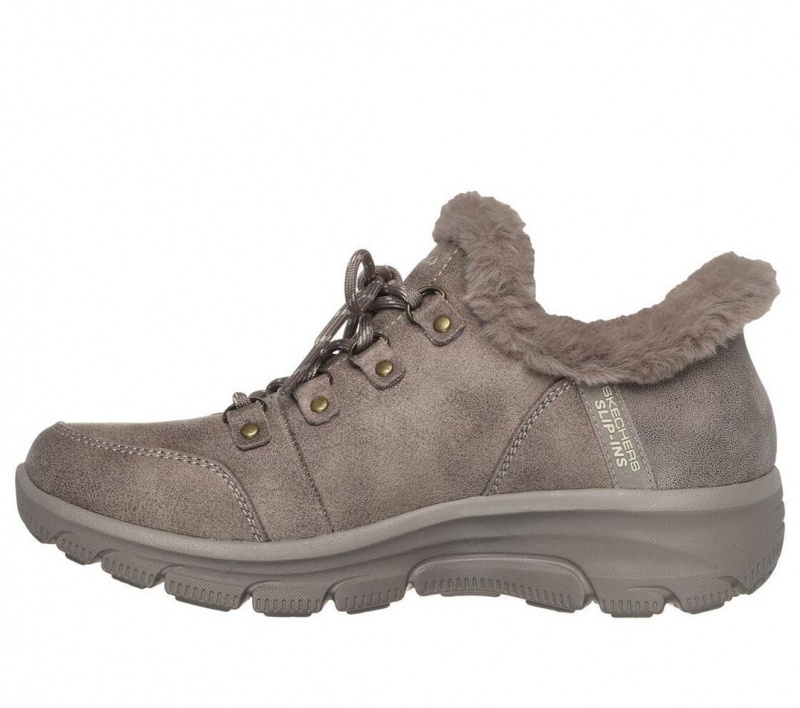 Brown Skechers Slip-ins: Easy Going - Fall Adventures Women's Boots | GQOA-73680