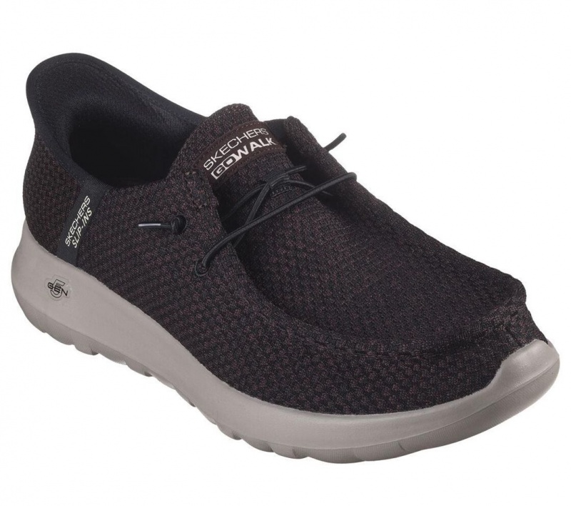 Brown Skechers Slip-ins: Go Walk Max - Halcyon Men's Boat Shoes | LMOR-05186