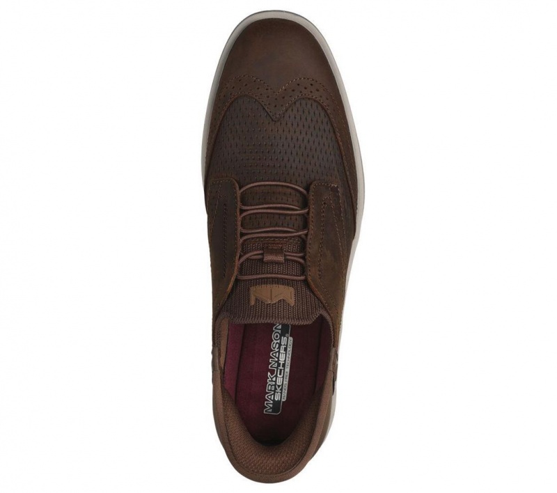 Brown Skechers Slip-ins Mark Nason: Casual Glide Cell Men's Dress Shoes | LKXP-78693