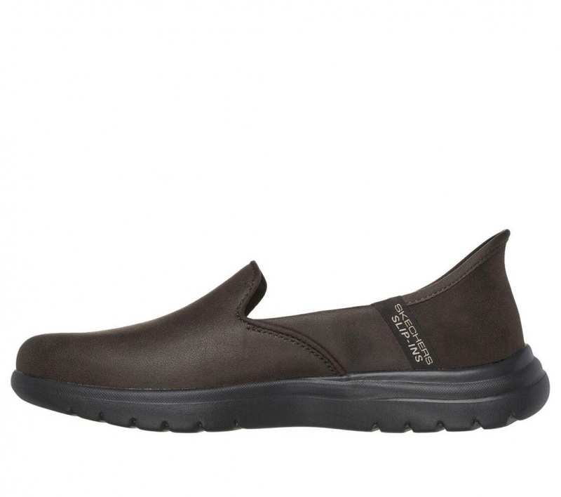 Brown Skechers Slip-ins: On The Go Flex - Captivating Women's Flats | ADKM-85407