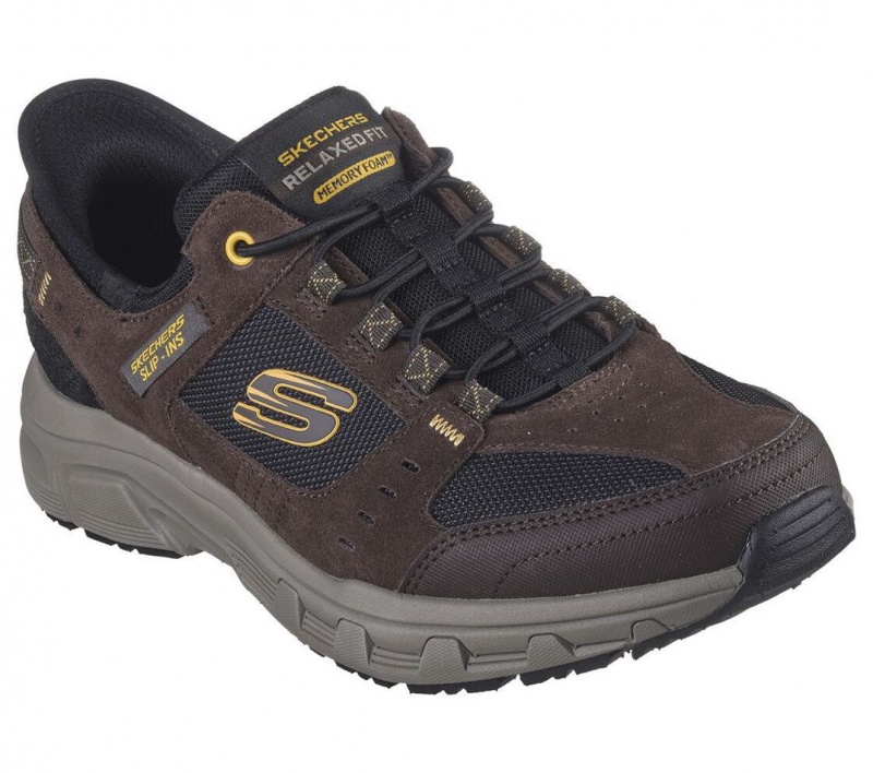 Brown Skechers Slip-ins Rf: Oak Canyon Men's Sneakers | DXQY-08461