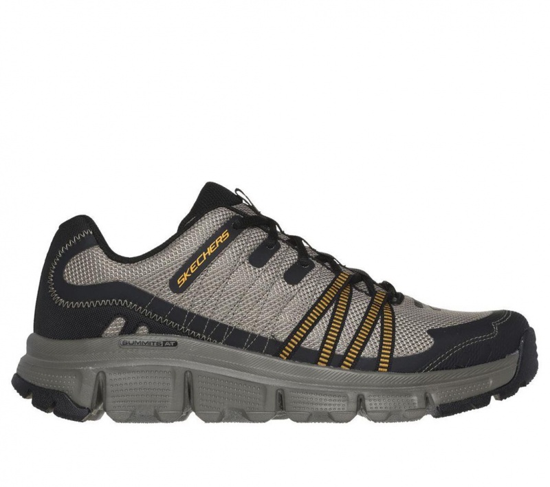 Brown Skechers Summits At - Twin Bridges Men\'s Sneakers | GVPX-84201