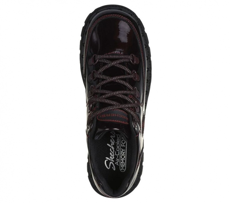 Burgundy Skechers Jammers - Cool Block Women's Boots | QJPY-21875