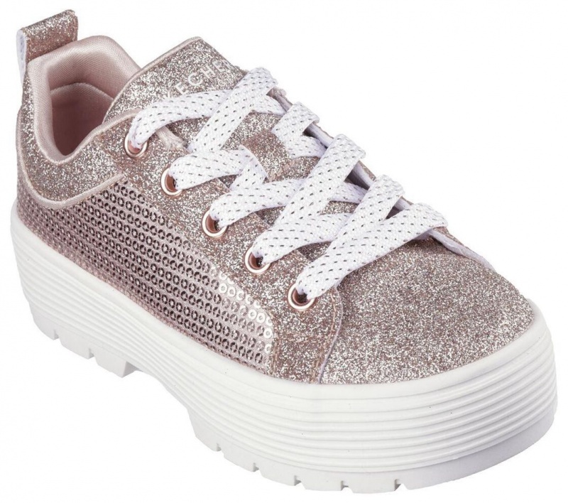 Gold Skechers Elevated Girls' Walking Shoes | SENJ-46178