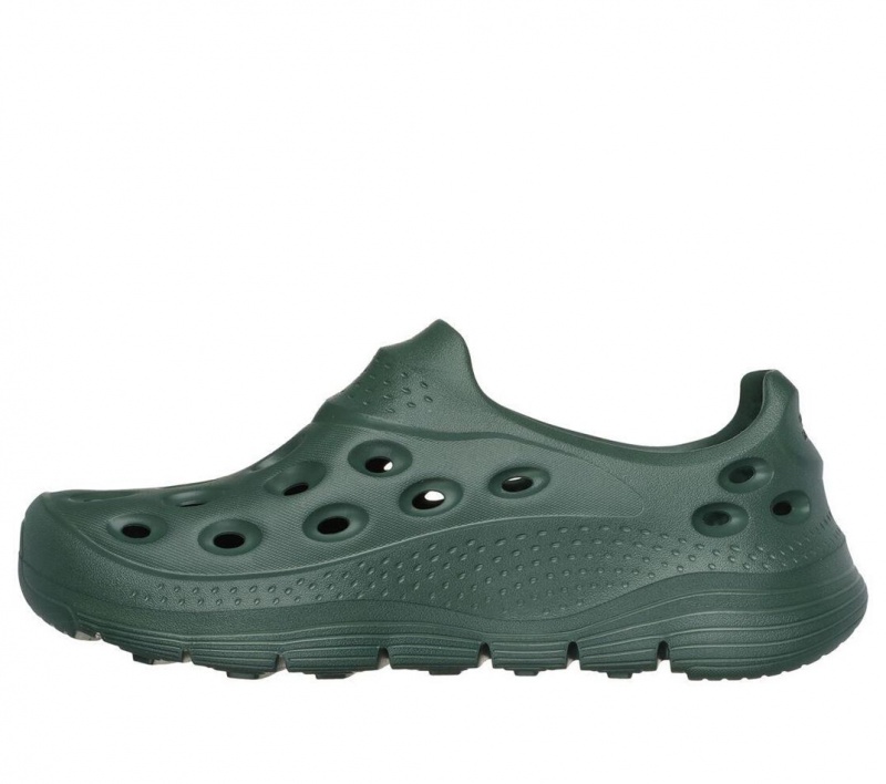 Green Skechers Arch Fit Go Foam Men's Sandals | BXVM-70169