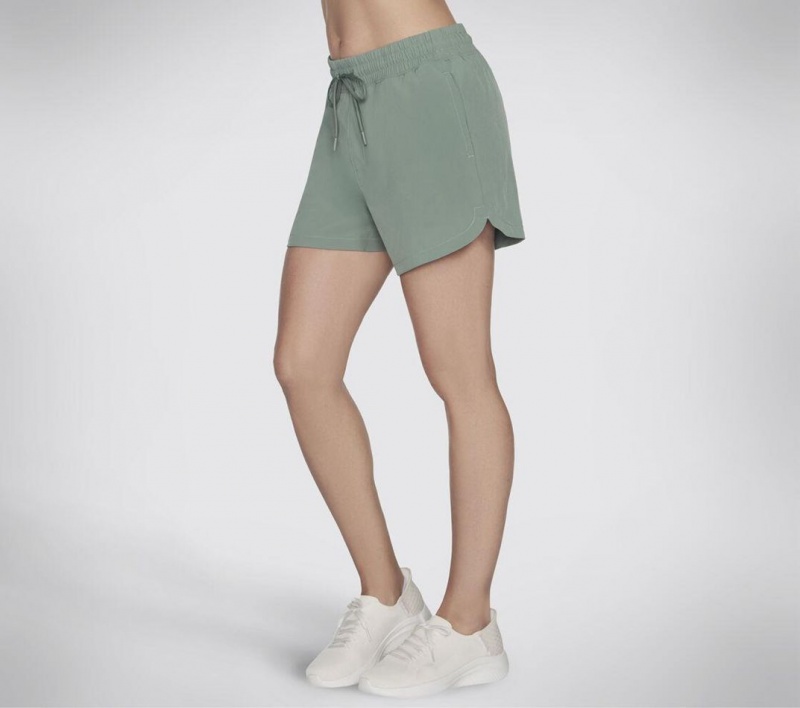 Green Skechers Everyday 5 Inch Women's Shorts | FWXR-61582