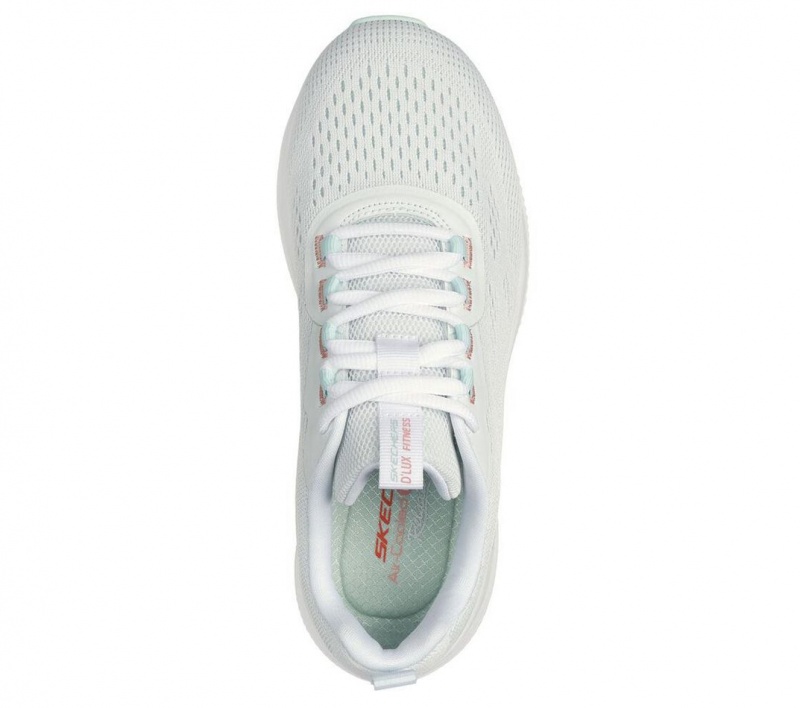 Green Skechers Relaxed Fit: D'lux Fitness - Fresh Feel Women's Sneakers | EIYP-64390