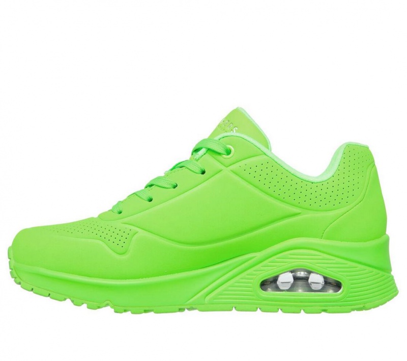 Green Skechers Uno - Night Shades Women's Sneakers | SBDR-98346