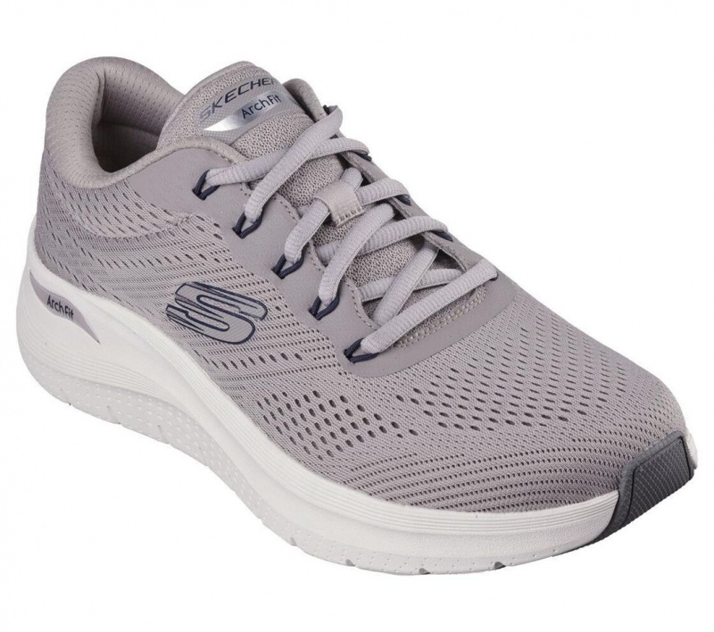 Grey Skechers Arch Fit 2.0 Men's Sneakers | NSMU-91286