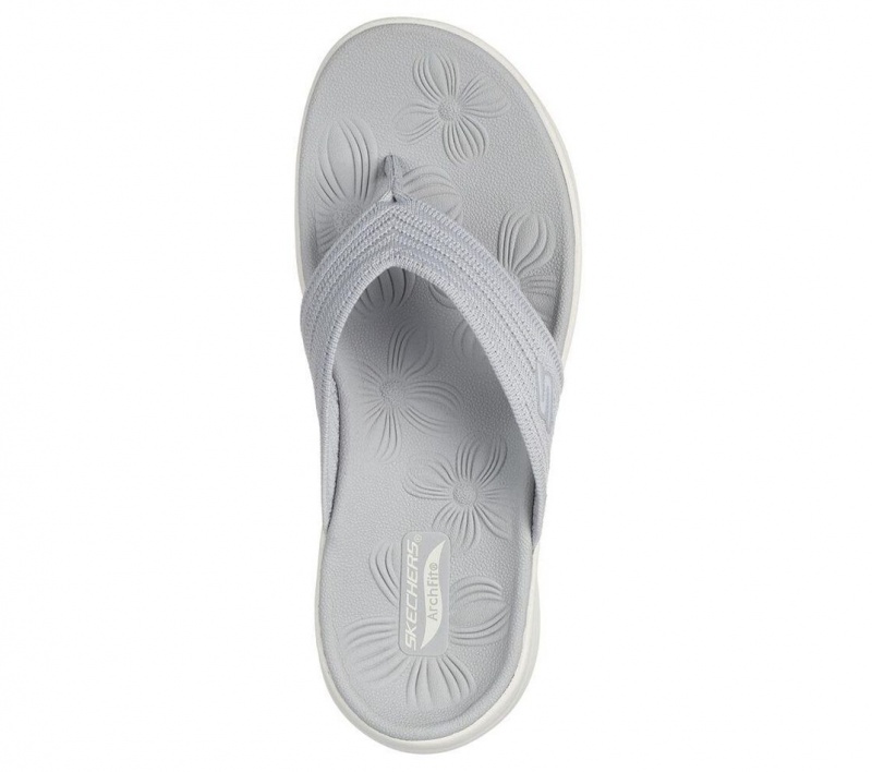 Grey Skechers Arch Fit Radiance - Lure Women's Sandals | YPJS-70825