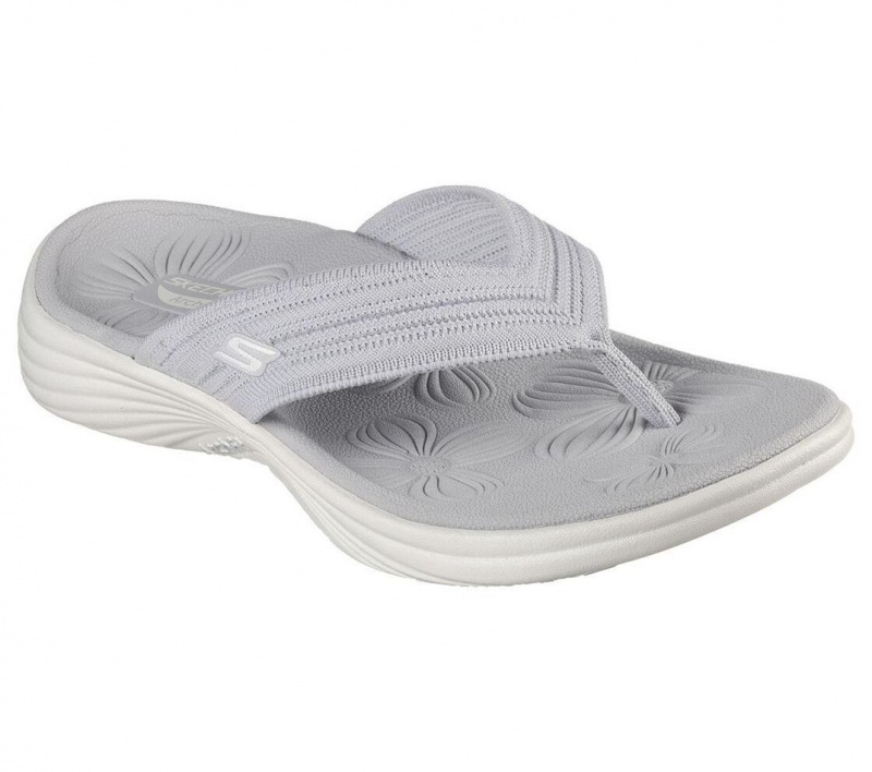 Grey Skechers Arch Fit Radiance - Lure Women's Sandals | YPJS-70825