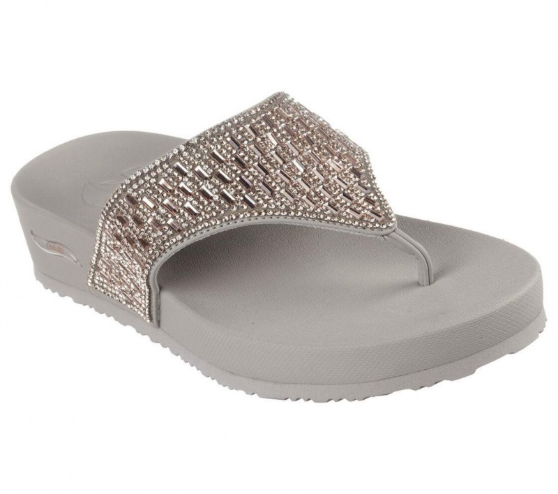 Grey Skechers Arch Fit Vinyasa - Moonlit Women's Sandals | NKFM-48156