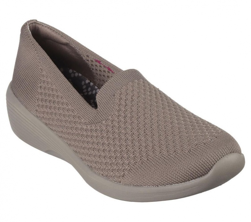 Grey Skechers Arya - Clear Skies Women's Flats | LGOV-24351