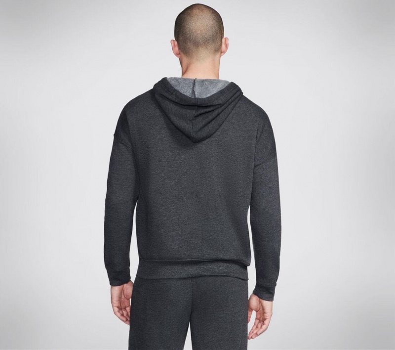 Grey Skechers Basketball: Performance Men's Hoodie | ETJY-68327