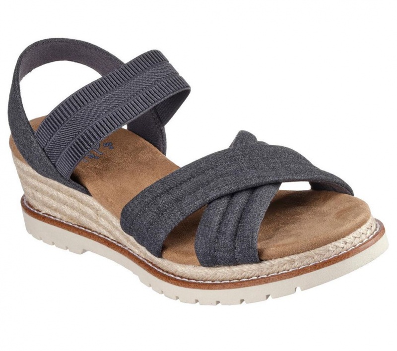 Grey Skechers Bobs Desert Chill - Sweet Crossing Women's Sandals | HYEA-48961