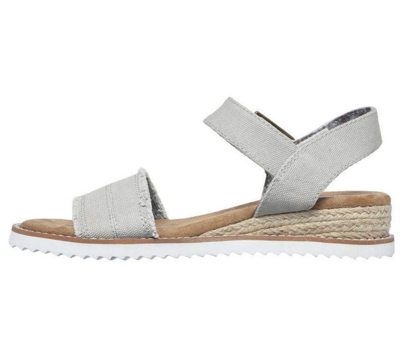 Grey Skechers Bobs Desert Kiss - Adobe Princess Women's Sandals | HOJL-32591