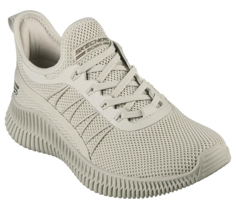 Grey Skechers Bobs Sport Geo - New Aesthetics Women's Sneakers | HEKJ-42150