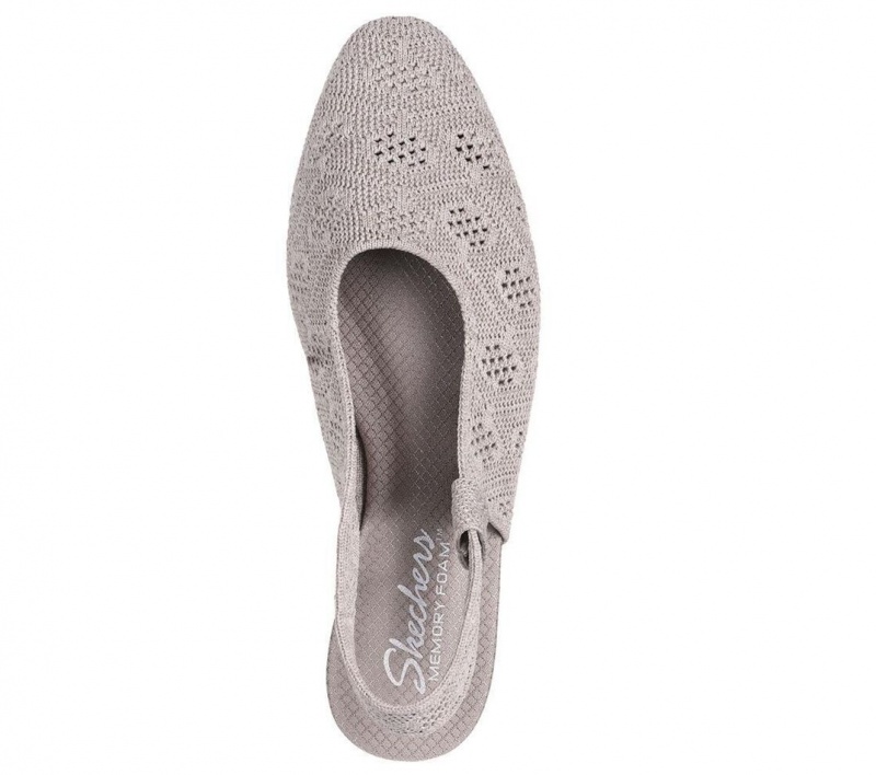 Grey Skechers Cleo Snip - Sweet Time Women's Flats | MGVU-19374