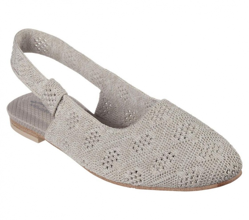 Grey Skechers Cleo Snip - Sweet Time Women's Flats | MGVU-19374