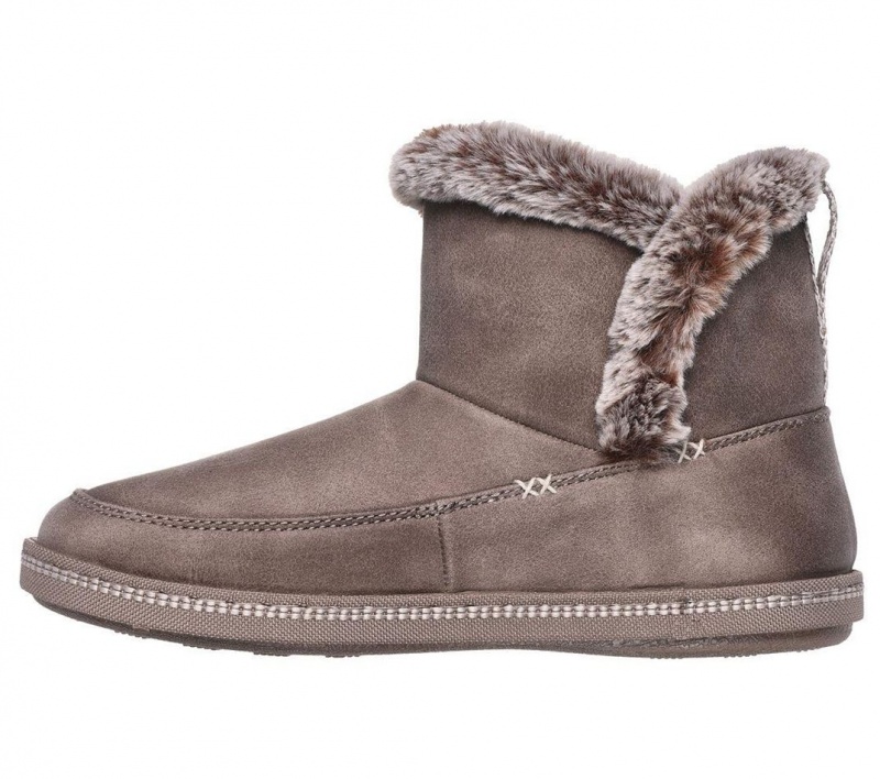 Grey Skechers Cozy Campfire - Fresh Breeze Women's Boots | EUJX-63891