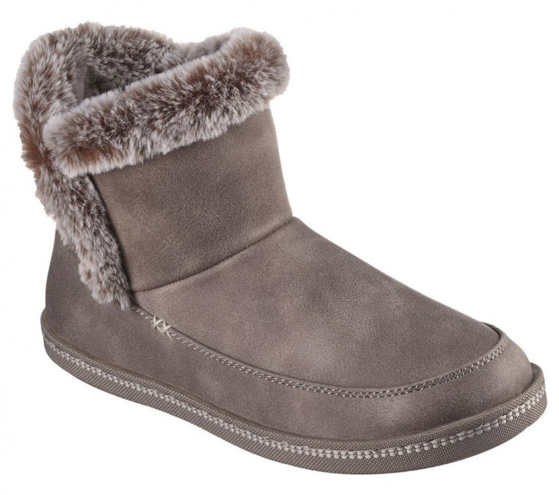 Grey Skechers Cozy Campfire - Fresh Breeze Women's Boots | EUJX-63891