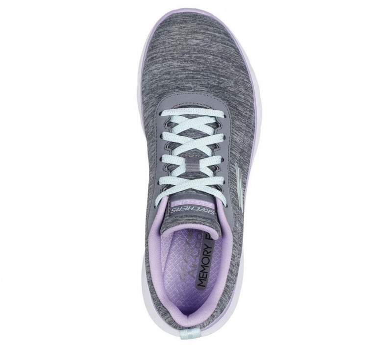 Grey Skechers Flex Appeal 5.0 - Modern Times Women's Sneakers | SIQH-98371