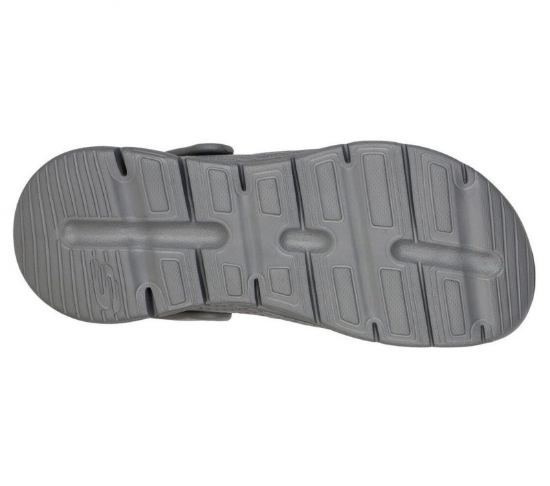 Grey Skechers Foamies: Arch Fit - Valiant Men's Slip On | QLNB-06247