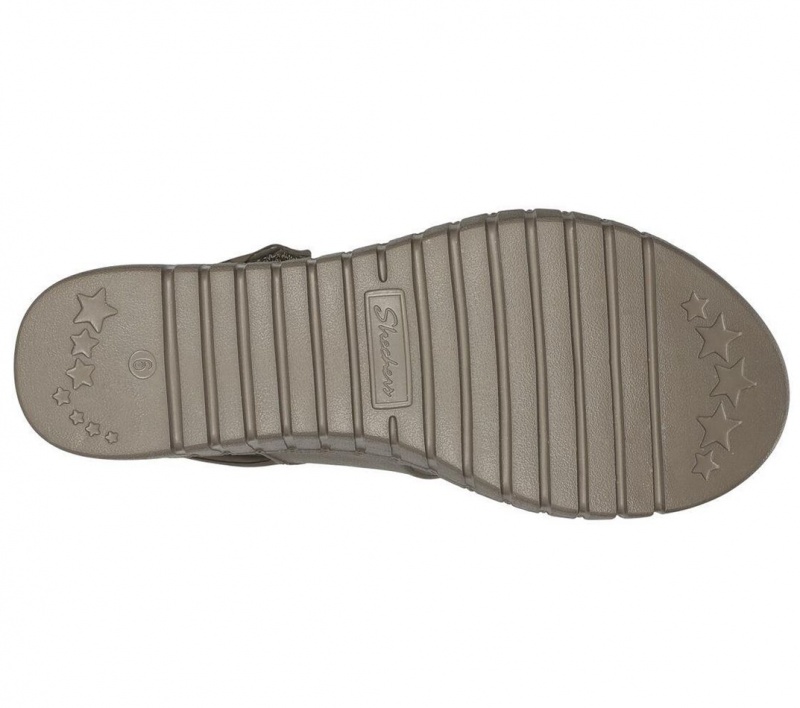 Grey Skechers Foamies: Pier Ave Women's Sandals | EVHN-21876