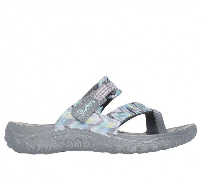 Grey Skechers Foamies: Reggae - Whimsical Women\'s Sandals | KNLS-70182