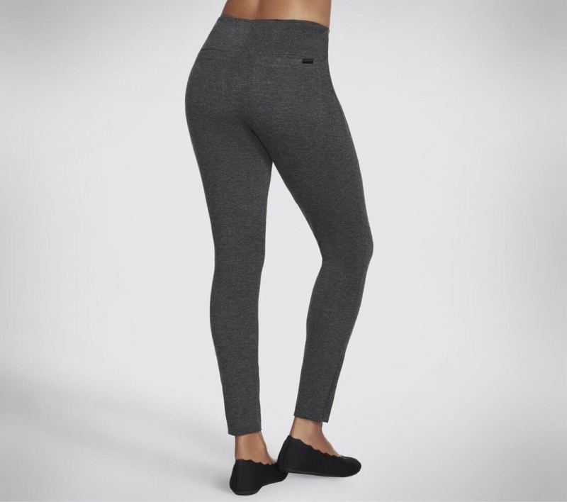 Grey Skechers Go Knit Ultra Tapered Women's Pants | JQUN-93128