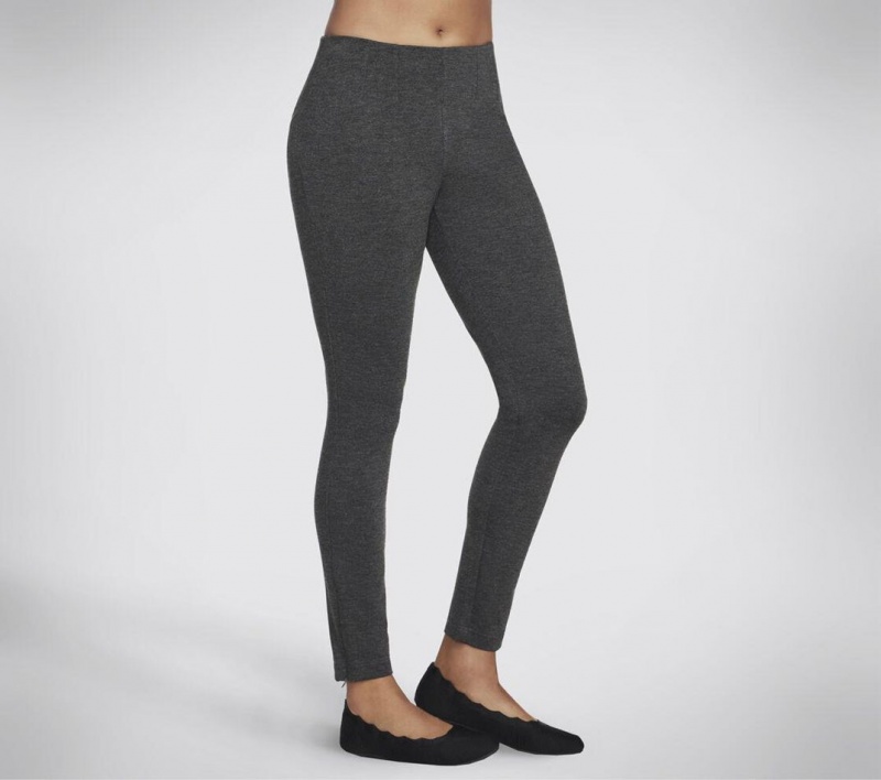 Grey Skechers Go Knit Ultra Tapered Women's Pants | JQUN-93128