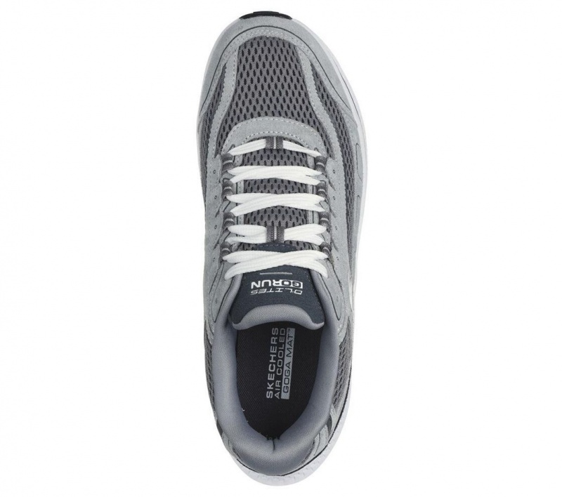 Grey Skechers Go Run Consistent 2.0 - D'lites Jogger Men's Sneakers | KJFW-83176