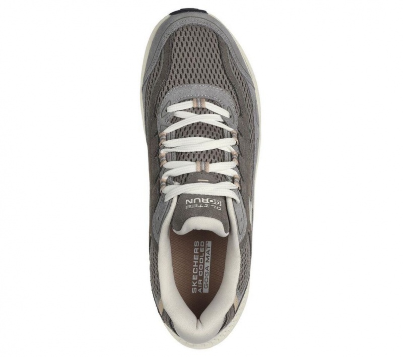 Grey Skechers Go Run Consistent 2.0 - D'lites Jogger Men's Sneakers | ASUR-71350