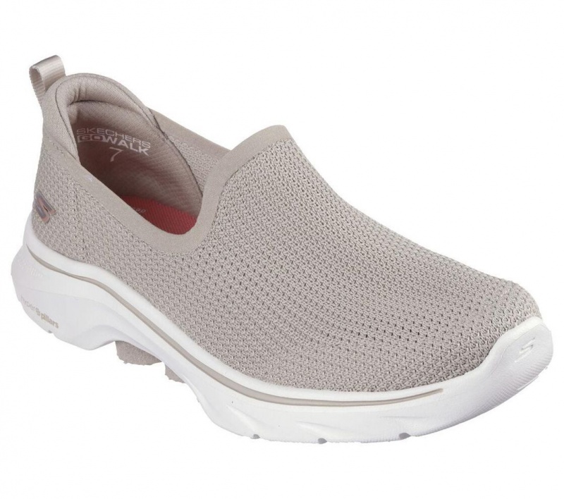 Grey Skechers Go Walk 7 - Ivy Women's Sneakers | MWDH-13076