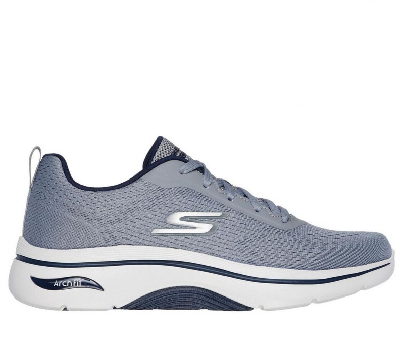 Grey Skechers Go Walk Arch Fit 2.0 - Idyllic 2 Men\'s Sneakers | WYHB-10938