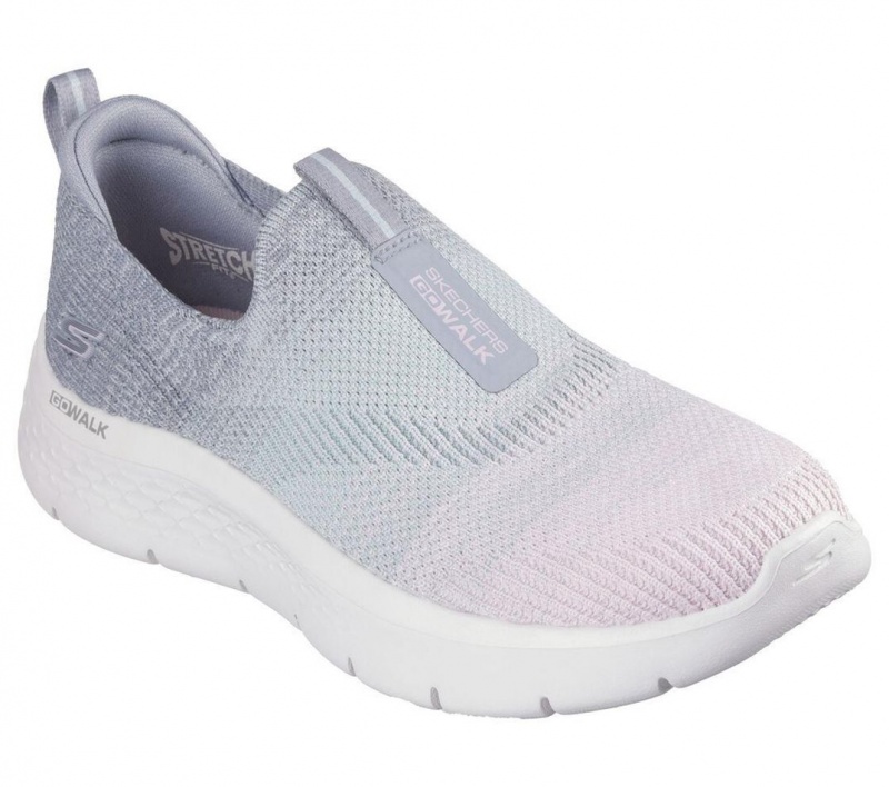 Grey Skechers Go Walk Flex - Cali Sunset Women's Slip On | BIYL-34127