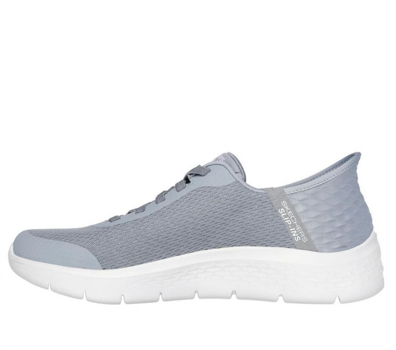 Grey Skechers Go Walk Flex - Free Hands 2 Men's Slip On | DZRO-71642