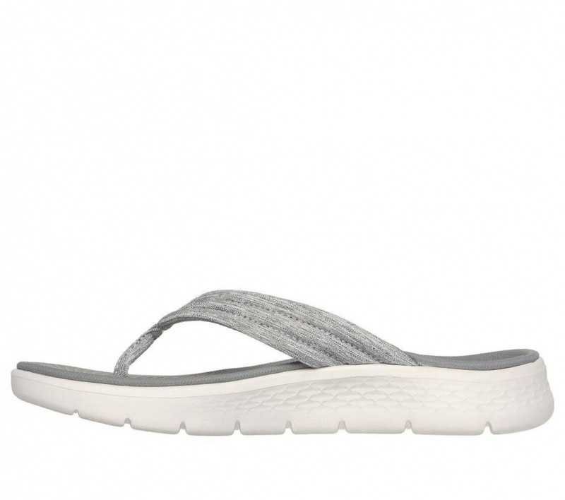 Grey Skechers Go Walk Flex - Overjoy Women's Sandals | YOJE-24576