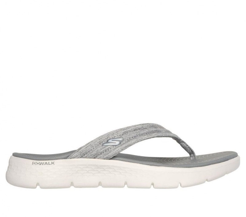 Grey Skechers Go Walk Flex - Overjoy Women\'s Sandals | YOJE-24576