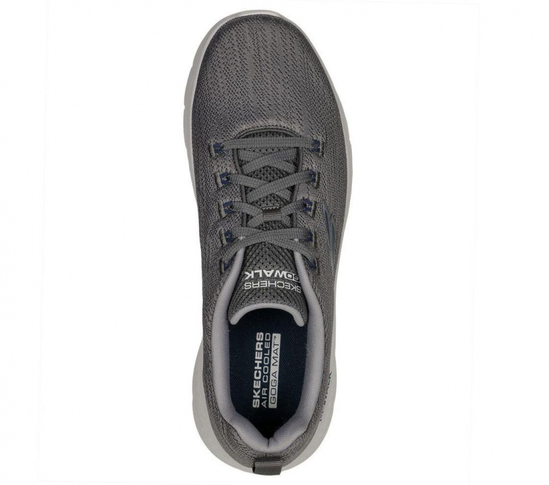 Grey Skechers Go Walk Flex - Quota Men's Sneakers | JEXF-71854