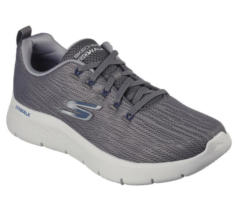 Grey Skechers Go Walk Flex - Quota Men's Sneakers | JEXF-71854