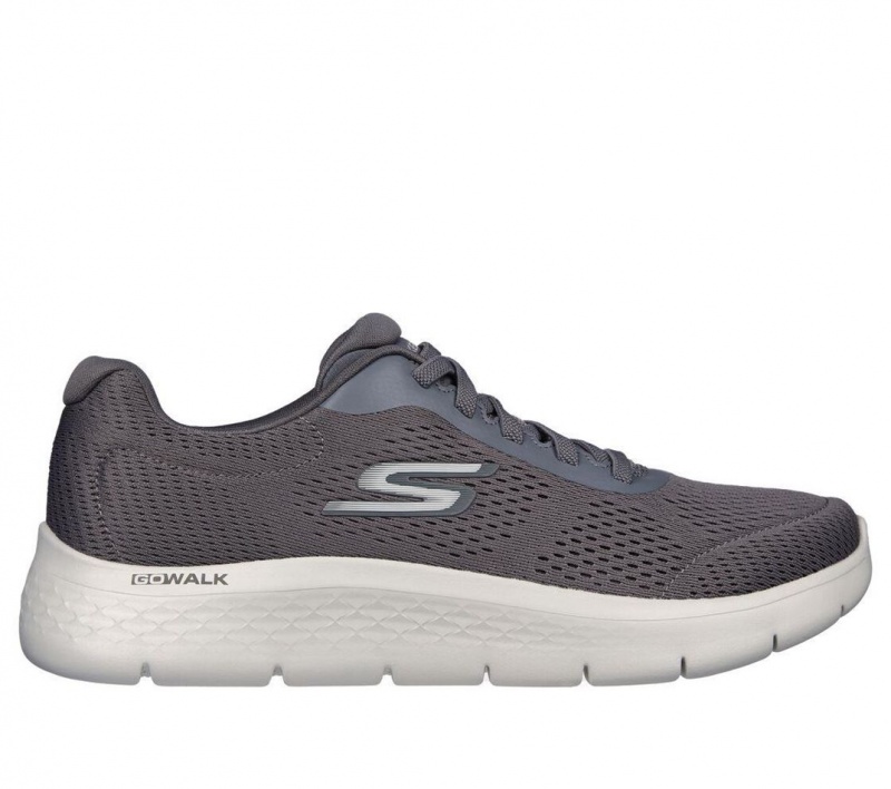 Grey Skechers Go Walk Flex - Remark Men\'s Sneakers | DURQ-08463