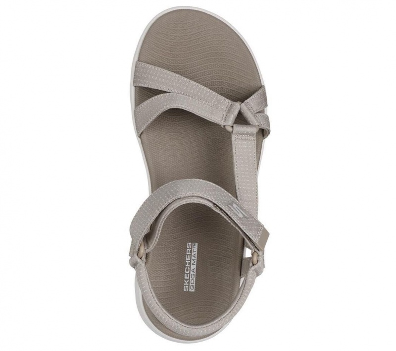 Grey Skechers Go Walk Flex - Sublime Women's Sandals | PBOW-98367