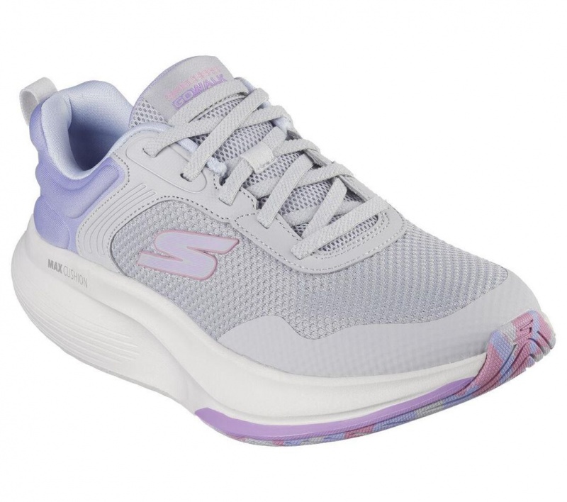 Grey Skechers Go Walk Max Walker - Vera Women's Sneakers | LKCT-37486