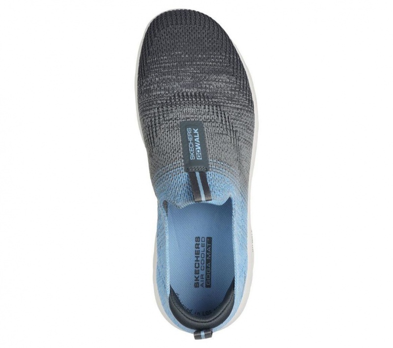 Grey Skechers Go Walk Travel - Ibiza Women's Slip On | HYXV-94625