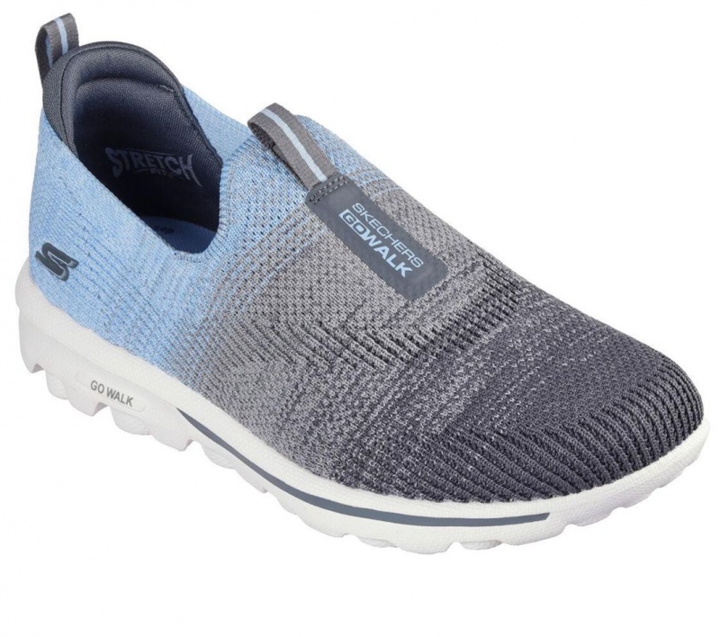 Grey Skechers Go Walk Travel - Ibiza Women's Slip On | HYXV-94625