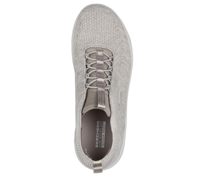 Grey Skechers Go Walk Travel - Radiant Moon Women's Slip On | PRDI-42763